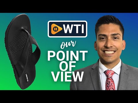 Okabashi Men’s Surf Flip Flops - Black - WTI product video review