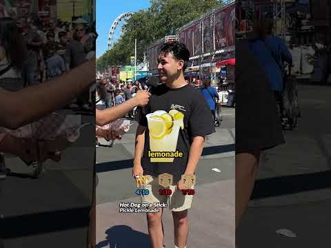 您吃過的最奇怪的博覽會食品是什麼？ (What’s the Weirdest Fair Food Item That You’ve Had?)