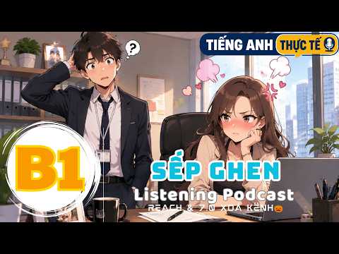 🎧 聽力練習 B1 等級 - 老闆嫉妒了 - | 聽英文podcast | 🎯 (🎧 Luyện Nghe Tiếng Anh Level B1 - SẾP GHEN -  | Listening English Podcast |🎯)