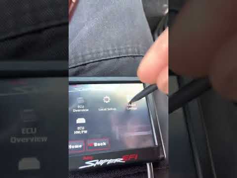 How to load a tune to Holley sniper and terminator x from the SD card