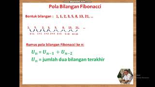 pola bilangan fibonacci