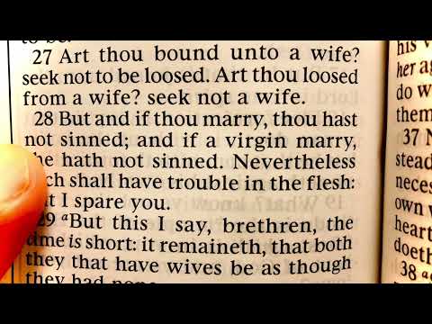 To Those Whom It May Concern: 1 Corinthians 7:28-30 | Word from the Lord