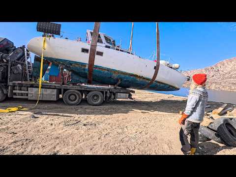 WE ARE LEAVING THE BOAT IN GREENLAND (scary haul-out)