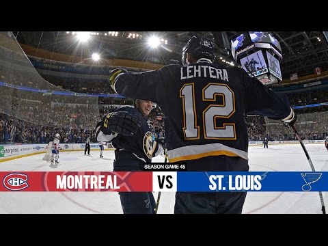 Montreal Canadiens vs St. Louis Blues - Season Game 45 - All Goals (1/16/16)