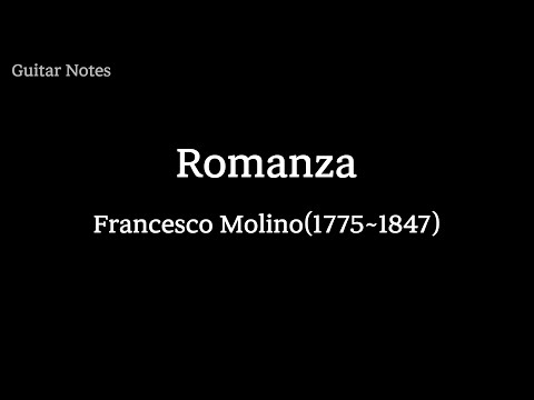 Romanza - F. Molino, Tab & Fingering