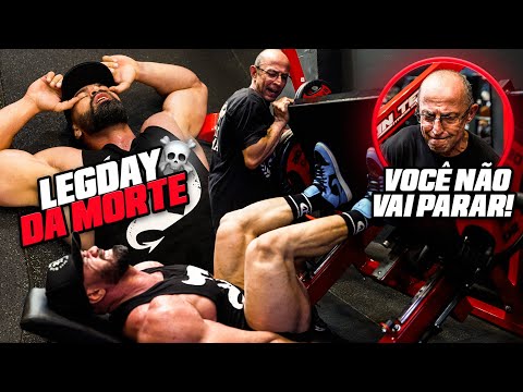 MONSTRO DO ACRE X JOHANN SCHATZ | TREINO DE PERNAS INSANO