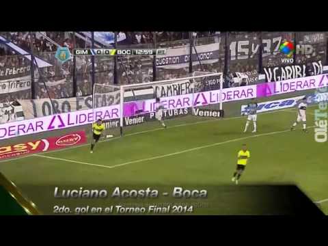 Golazo de LUCIANO ACOSTA gimnasia 0 - BOCA 1 Fecha 19 Torneo Final 2014