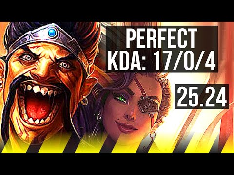 DRAVEN & Senna vs SAMIRA & Nami (ADC) | 17/0/4 | EUW Master | 25.24