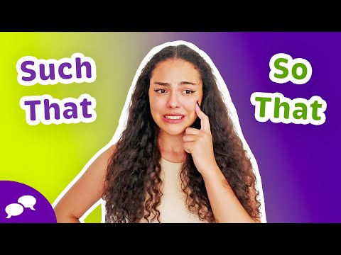 Essential English Grammar: SO...THAT... & SUCH...THAT...  | Teacher Melike on EnglishCentral