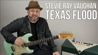Stevie Ray Vaughan - Texas Flood - Guitar Lesson (First Part)