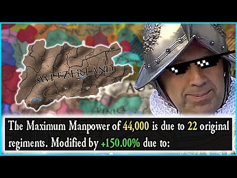 This Is Why Swiss Mercenaries ARE OVERPOWERED !! EU4 Switzerland Guide