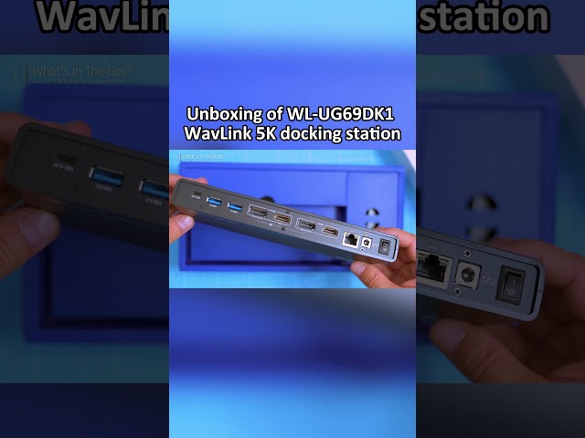 Vídeo relacionado con WAVLINK Docking Station Dual 4K@60Hz (2 HDMI+2DP),Displaylink Dock Station con Carga PD de 100W,USB C de 10 Gbps,para MacBook Neo,Thunderbolt 4/3, USB-C/A - M1-M4 Mac,Windows,LAN -Requiere Controlador