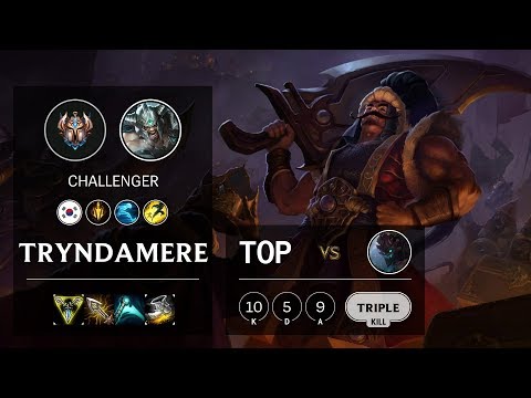 Tryndamere Top vs Maokai - KR Challenger Patch 10.10