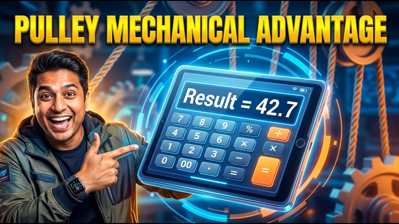 Pulley Mechanical Advantage Calculator