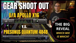 Video thumbnail for Presonus Quantum 4848 vs U/A Apollo X16 | THE BIG REVEAL | Which Mix is Which? by Mixing Music Analog