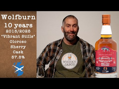 Wolfburn 10 Jahre 2015/2025 "Vibrant Stills" Oloroso Sherry Cask mit 57,8% Verkostung - WhiskyJason