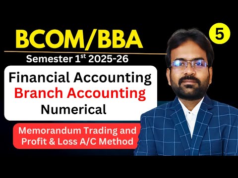 Financial Accounting Syllabus 2025 26 BCom 1st Year Semester 1st CWG for BCOM