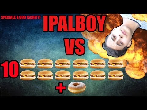 IPALBOY VS 10 CHEESEBURGER + 1 CIAMBELLA [SPECIALE 4.OOO]