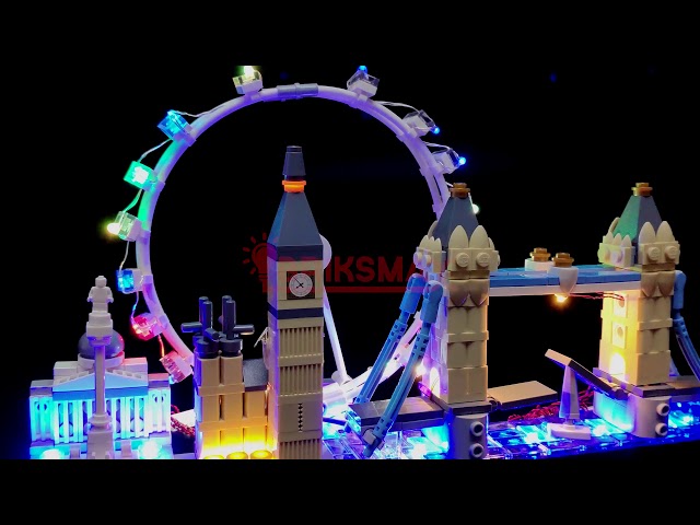 Vídeo relacionado con BRIKSMAX Kit de Iluminación Led para Architecture Londres-Compatible con Ladrillos de Construcción Lego Modelo 21034, Juego de Legos no Incluido