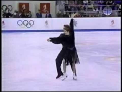 Marina Klimova-Sergei Ponomarenko Compulsory Dance 1992 Winter Olympics