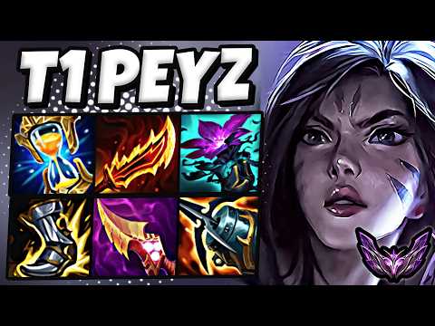 T1 Peyz Kai'Sa vs Ashe [ ADC ] Korea Master Patch 25.24