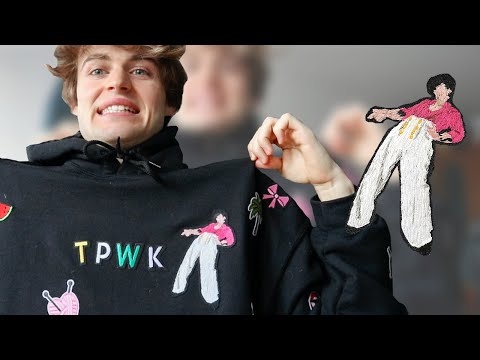 HARRY STYLES EMBROIDERED PATCH | EASY BEGINNER TUTORIAL | Henri Purnell