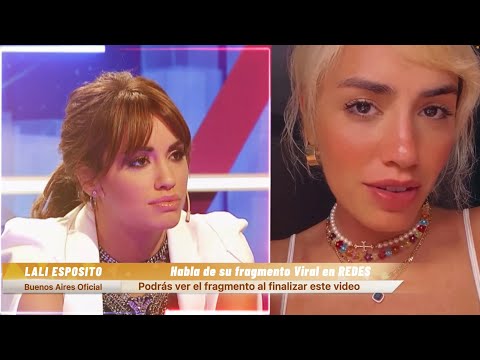 Lali Esposito habló sobre su emotivo video viral en Redes Sociales