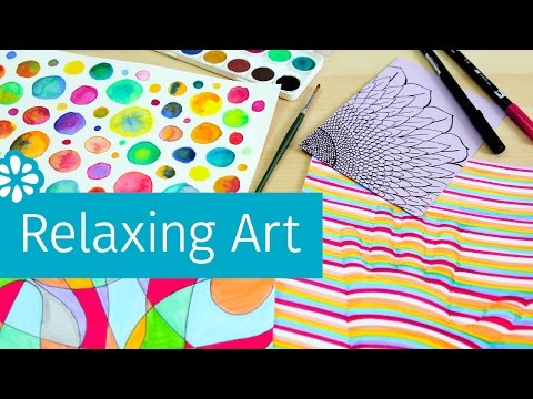 4 Easy Art Projects to Help You Relax & De-Stress | Sea Lemon
