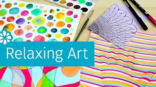 4 Easy Art Projects to Help You Relax & De-Stress | Sea Lemon