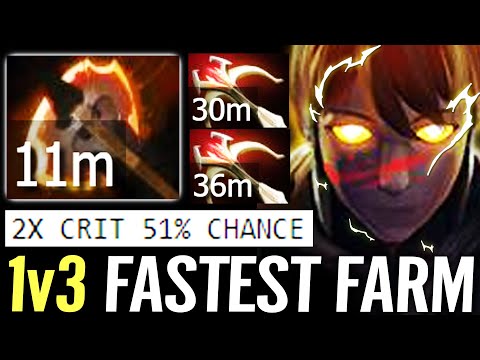 🔥 11min Fury Marci 1vs3 Fastest Farm — 2x Crit 51% Chance Strongest Waifu Carry Dota 2 Pro