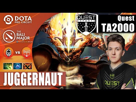 GG vs QUEST | IMPRESSIVE TA2000'S JUGGERNAUT HARD CARRY GAMEPLAY | DOTA 2 BALI MAJOR 2023 Highlights
