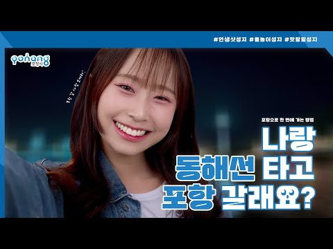 &quot;바다를 품은 기차, 포항 동해선 탑승 완료! 