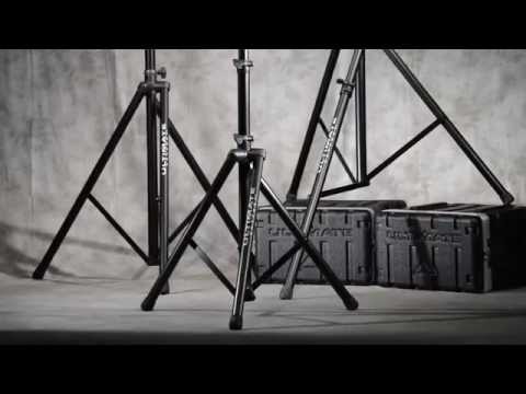 Ultimate Support TS-100B Air-Powered Auto Lift Tripod Speaker Stand Pair TS100 image 15