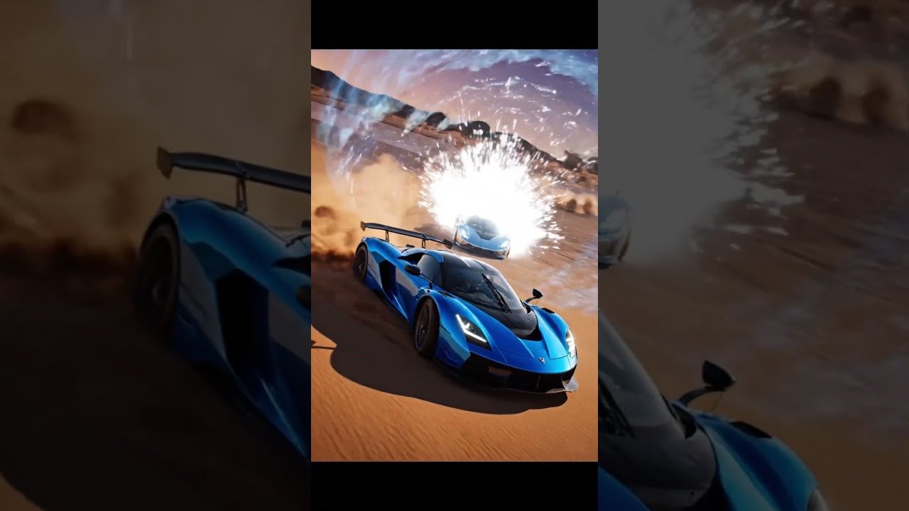 Desert Drift: Hypercar vs. Time-Warped Mirage | Futuristic AI Car Race in the Sands of Illusion