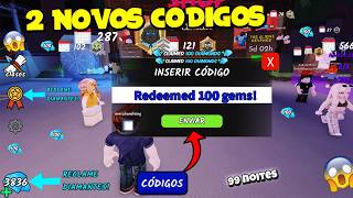 🛑 SAIU!! 2 NOVOS CÓDIGOS DE 100 DIAMANTES NO 99 Noites na Floresta NO 99 NIGHTS TODOS OS CÓDIGOS 😱
