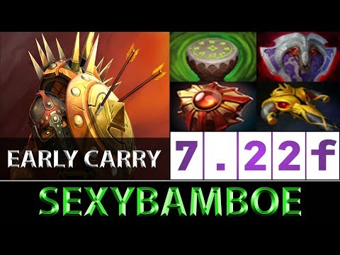 SexyBamboe [Bristleback] Excellent Early Carry Build ► Dota 2 7.22f