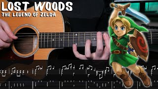 Lost Woods - The Legend of Zelda - Fingerstyle Guitar Tutorial + TAB
