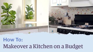 Easy Rental Kitchen Makeover on a Budget | Mini Makeovers | Etsy
