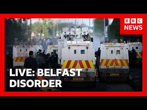 LIVE: Second night of unrest in Northern Ireland | BBC News
