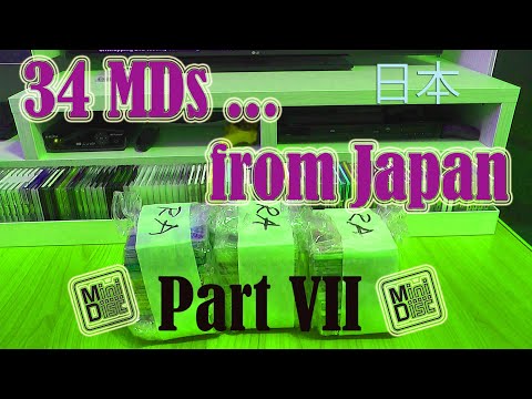 Unboxing 34 MDs (minidiscs) from The Japanese Domestic Market - part VII