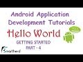 #7 Android Tutorial : Run your App HELLO WORLD ...