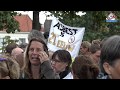 Protest tegen 5G-netwerk in Den Haag - OMROEP WEST