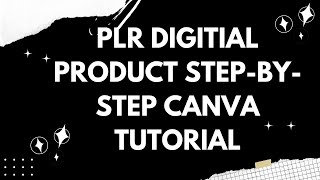 PLR Digital Product Ideas: Step-by-Step Canva Tutorial for Free PLR Product - Habit Trackers