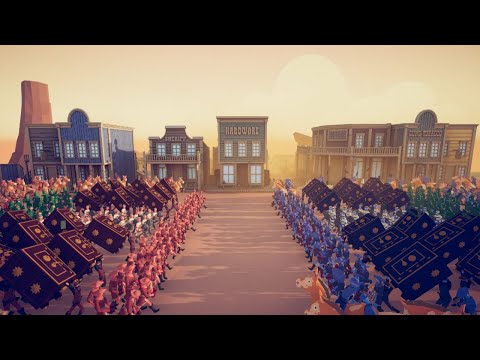 Wild West Faction and Army Fight Test TABS Update Totally Accurate Battle Simulator