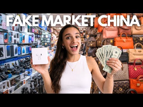 Fake Market Shopping in Beijing, China (Pearl Market) 🇨🇳