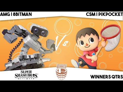 SB5 Singles — AMG | 8BitMan (ROB) vs CSM | Pikpocket (Villager) —  Winners Qtrs — Smash Ultimate