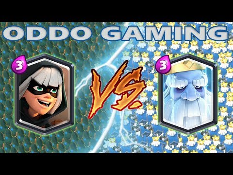 BANDIT VS ROYAL GHOST - CLASH ROYALE BATTLE #95