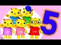 5 Little Kittens Jumping On The Bed Little Baby Bum