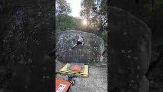 Video thumbnail of Problem 2 (Boulder 15), 6a. Fussimanya