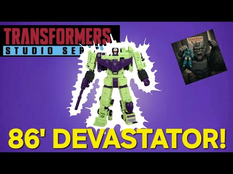 Transformers Studio Series 86 Devastator - GotBot True Review NUMBER 1305